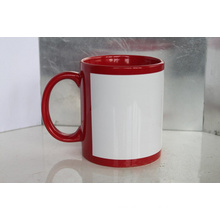 11oz Sublimation White Patch Mug Heater Transfer Mug
